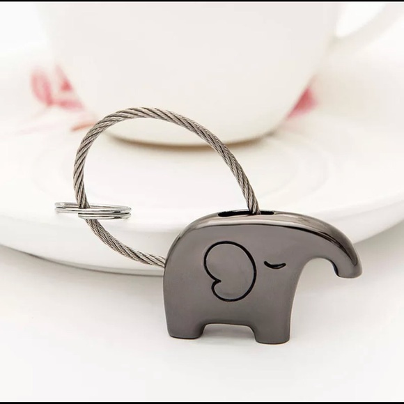 Matching BFF Couples keyring key Chain elephant - Picture 7 of 8